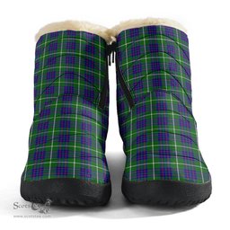 ScotsTee Shop Scottish MacIntyre Hunting Modern Clan Tartan Cozy Winter Boots