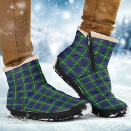 ScotsTee Shop Scottish MacIntyre Hunting Modern Clan Tartan Cozy Winter Boots
