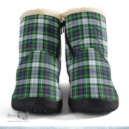 ScotsTee Shop Scottish MacKenzie Dress Modern Clan Crest Tartan Cozy Winter Boots