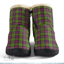 ScotsTee Shop Scottish MacDonald of Clanranald Clan Crest Tartan Cozy Winter Boots