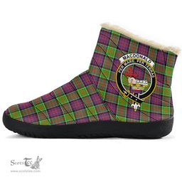 ScotsTee Shop Scottish MacDonald of Clanranald Clan Crest Tartan Cozy Winter Boots