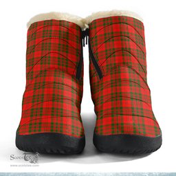 ScotsTee Shop Scottish Livingstone Modern Clan Crest Tartan Cozy Winter Boots