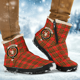 ScotsTee Shop Scottish Livingstone Modern Clan Crest Tartan Cozy Winter Boots