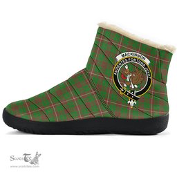 ScotsTee Shop Scottish MacKinnon Hunting Modern Clan Crest Tartan Cozy Winter Boots