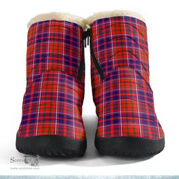 ScotsTee Shop Scottish Cameron of Lochiel Modern Clan Crest Tartan Cozy Winter Boots