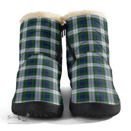 ScotsTee Shop Scottish Blackwatch Dress Modern Clan Tartan Cozy Winter Boots