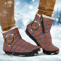 ScotsTee Shop Scottish Cameron of Lochiel Ancient Clan Crest Tartan Cozy Winter Boots
