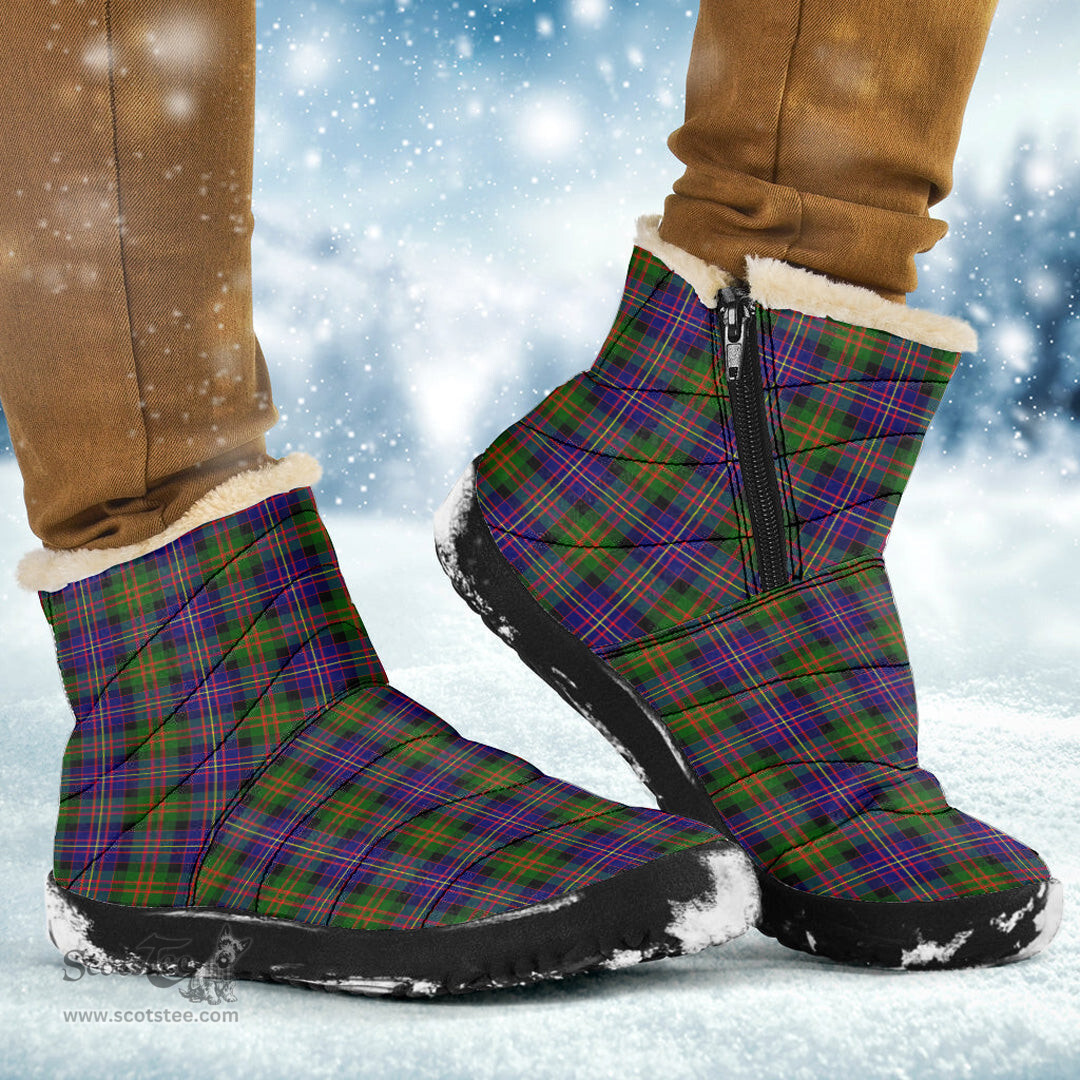 ScotsTee Shop Scottish Cameron of Erracht Modern Clan Tartan Cozy Winter Boots