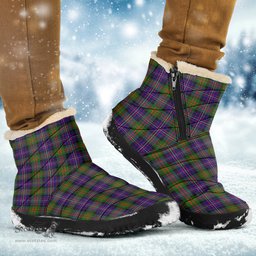 ScotsTee Shop Scottish Cameron of Erracht Modern Clan Tartan Cozy Winter Boots