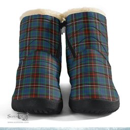 ScotsTee Shop Scottish Fraser Hunting Ancient Clan Crest Tartan Cozy Winter Boots