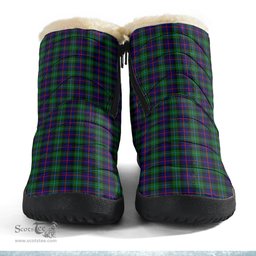 ScotsTee Shop Scottish Campof Cawdor Modern Clan Crest Tartan Cozy Winter Boots
