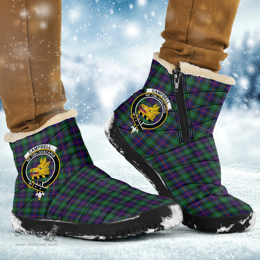 ScotsTee Shop Scottish Campof Cawdor Modern Clan Crest Tartan Cozy Winter Boots