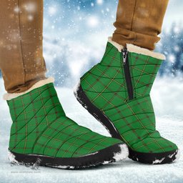 ScotsTee Shop Scottish Don Tribe of Mar Clan Tartan Cozy Winter Boots