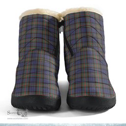 ScotsTee Shop Scottish Fletcher of Dunans Clan Crest Tartan Cozy Winter Boots