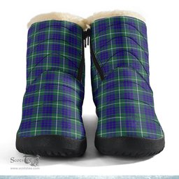 ScotsTee Shop Scottish Hamilton Hunting Modern Clan Crest Tartan Cozy Winter Boots