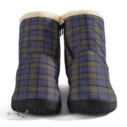 ScotsTee Shop Scottish Fletcher of Dunans Clan Tartan Cozy Winter Boots