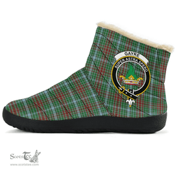 ScotsTee Shop Scottish Gayre Clan Crest Tartan Cozy Winter Boots