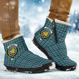 ScotsTee Shop Scottish Campof Cawdor Ancient Clan Crest Tartan Cozy Winter Boots