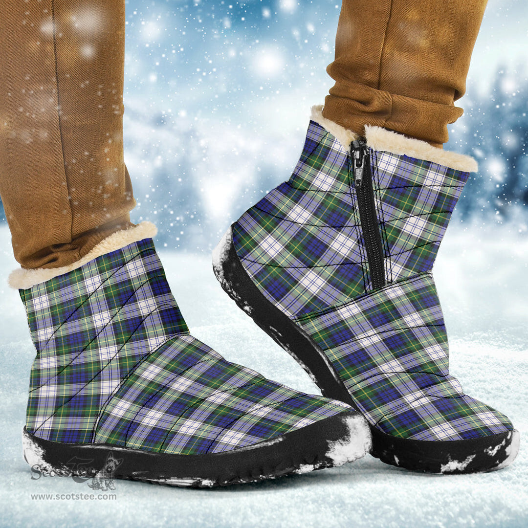 ScotsTee Shop Scottish Gordon Dress Modern Clan Tartan Cozy Winter Boots