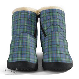 ScotsTee Shop Scottish MacPhail Hunting Ancient Clan Tartan Cozy Winter Boots