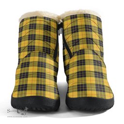 ScotsTee Shop Scottish MacLeod of Lewis Ancient Clan Tartan Cozy Winter Boots