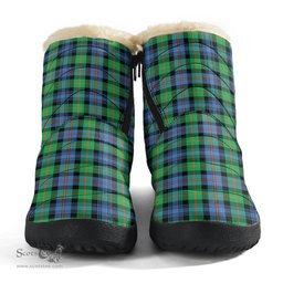 ScotsTee Shop Scottish Murray of Atholl Ancient Clan Tartan Cozy Winter Boots
