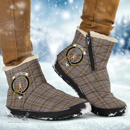 ScotsTee Shop Scottish MacIntyre Hunting Weathered Clan Crest Tartan Cozy Winter Boots
