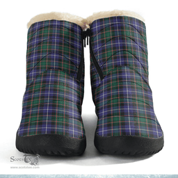 ScotsTee Shop Scottish MacRae Hunting Modern Clan Crest Tartan Cozy Winter Boots