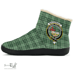 ScotsTee Shop Scottish MacDonald Lord of the Isles Hunting Clan Crest Tartan Cozy Winter Boots