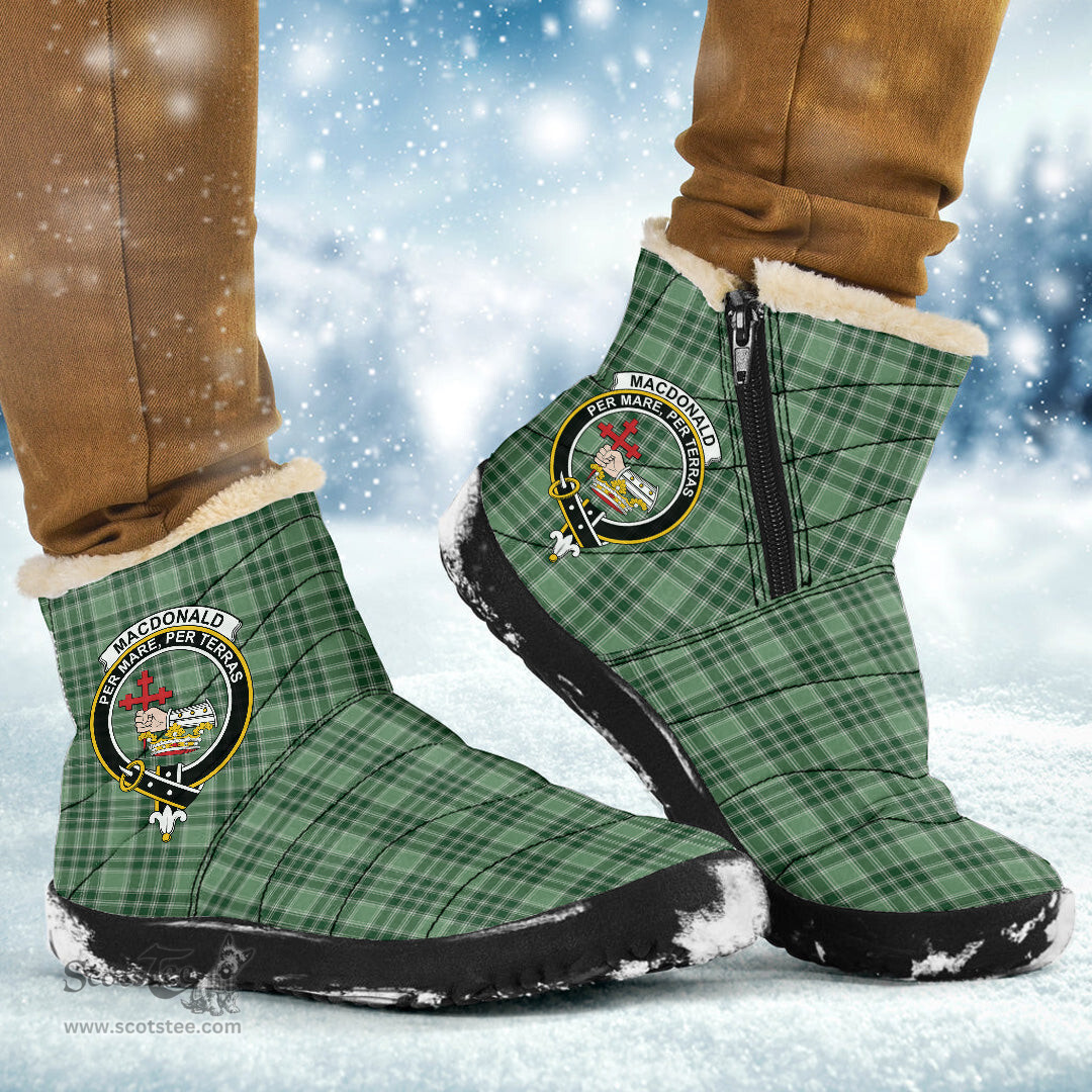 ScotsTee Shop Scottish MacDonald Lord of the Isles Hunting Clan Crest Tartan Cozy Winter Boots