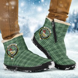 ScotsTee Shop Scottish MacDonald Lord of the Isles Hunting Clan Crest Tartan Cozy Winter Boots