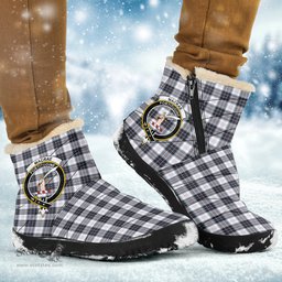 ScotsTee Shop Scottish MacRae Dress Modern Clan Crest Tartan Cozy Winter Boots