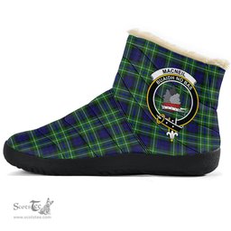 ScotsTee Shop Scottish MacNeil of Colonsay Modern Clan Crest Tartan Cozy Winter Boots
