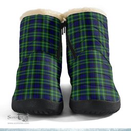 ScotsTee Shop Scottish MacNeil of Colonsay Modern Clan Crest Tartan Cozy Winter Boots