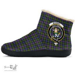 ScotsTee Shop Scottish Murray of Atholl Modern Clan Crest Tartan Cozy Winter Boots