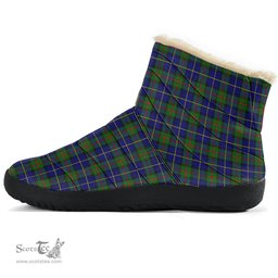 ScotsTee Shop Scottish MacLeod of Harris Modern Clan Tartan Cozy Winter Boots
