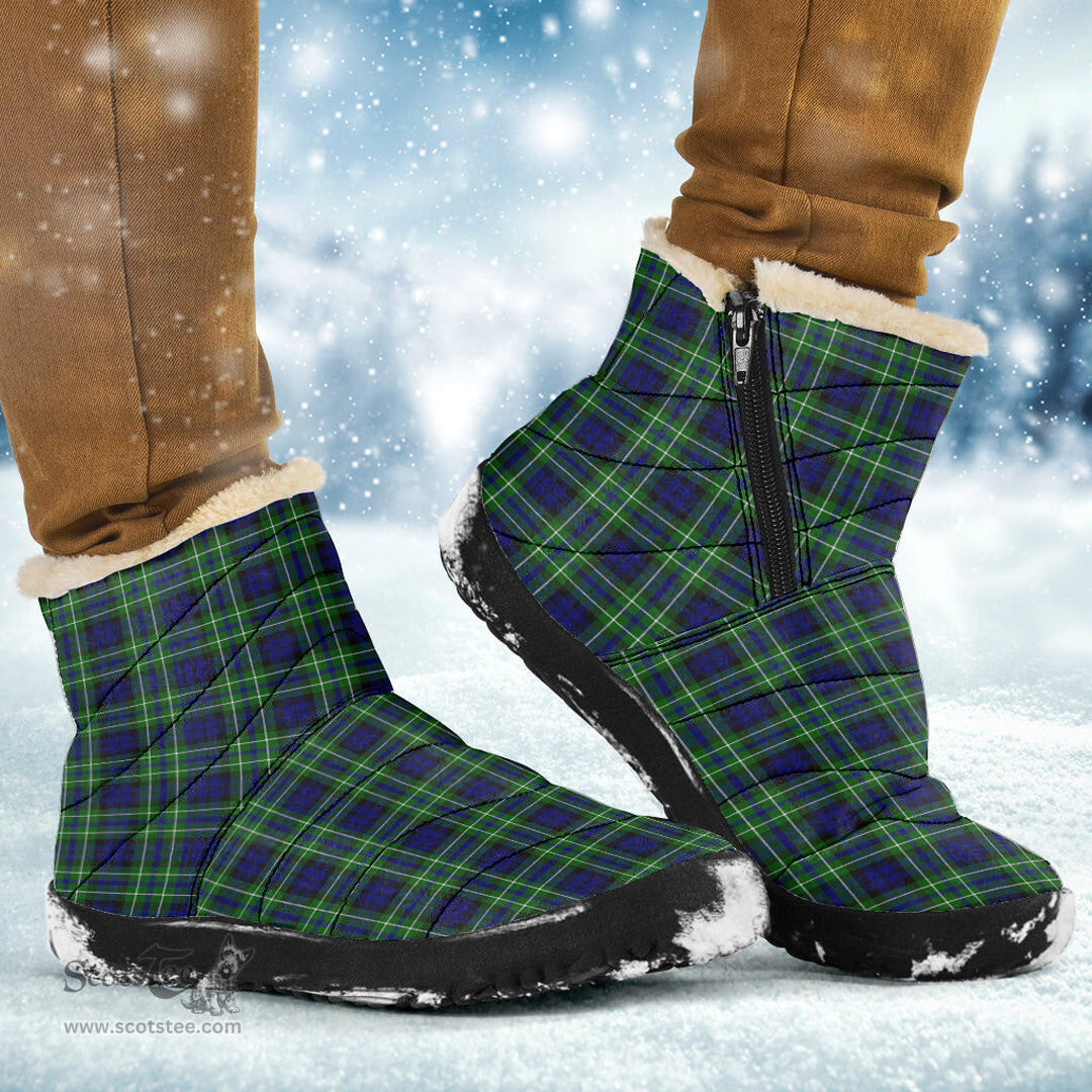 ScotsTee Shop Scottish MacNeil of Colonsay Modern Clan Tartan Cozy Winter Boots