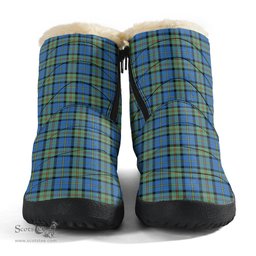 ScotsTee Shop Scottish MacLeod of Harris Ancient Clan Tartan Cozy Winter Boots