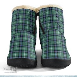 ScotsTee Shop Scottish MacDonald of the Isles Hunting Ancient Clan Crest Tartan Cozy Winter Boots