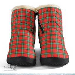 ScotsTee Shop Scottish MacLaine of Loch Buie Clan Crest Tartan Cozy Winter Boots