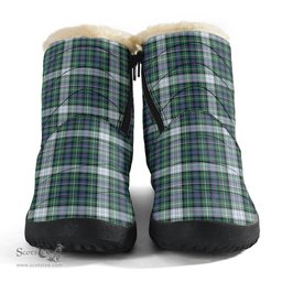 ScotsTee Shop Scottish MacKenzie Dress Ancient Clan Tartan Cozy Winter Boots