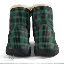 ScotsTee Shop Scottish MacAulay Hunting Ancient Clan Crest Tartan Cozy Winter Boots
