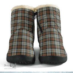 ScotsTee Shop Scottish MacLeod of Harris Weathered Clan Crest Tartan Cozy Winter Boots