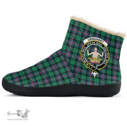 ScotsTee Shop Scottish Urquhart Broad Red Ancient Clan Crest Tartan Cozy Winter Boots