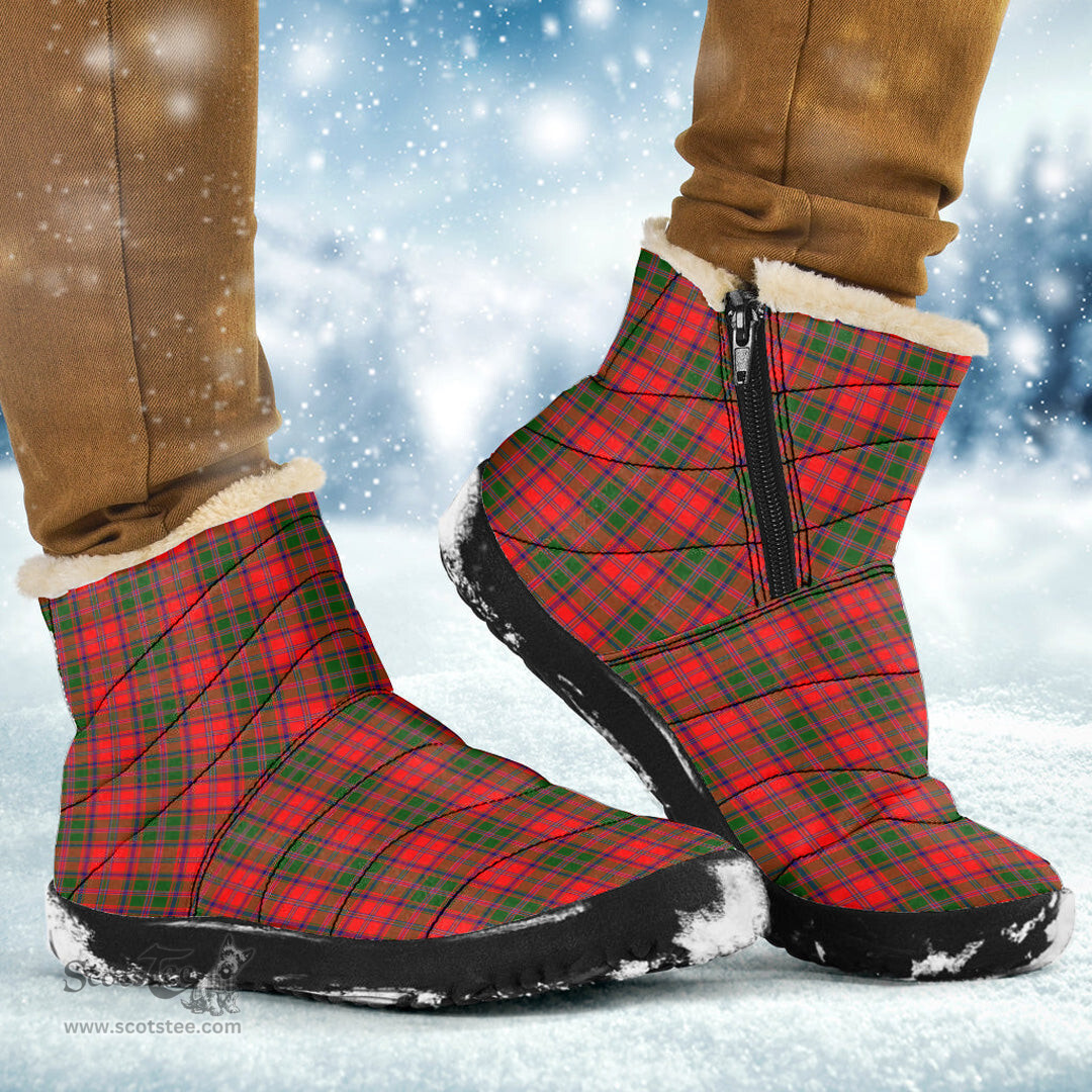 ScotsTee Shop Scottish Stewart of Appin Modern Clan Tartan Cozy Winter Boots