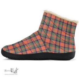ScotsTee Shop Scottish Stewart Royal Ancient Clan Tartan Cozy Winter Boots