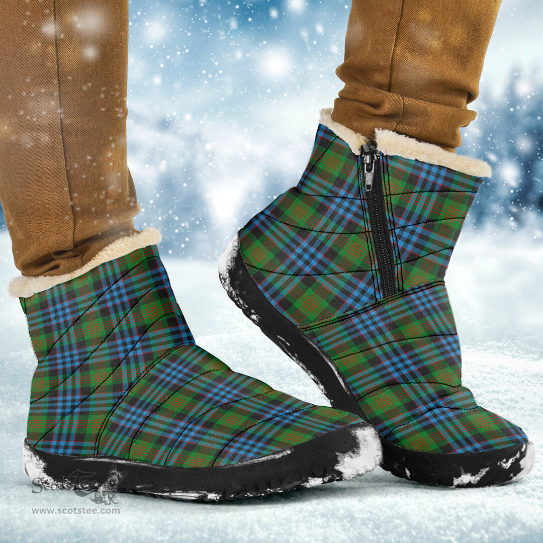 ScotsTee Shop Scottish Newlands of Lauriston Clan Tartan Cozy Winter Boots
