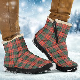 ScotsTee Shop Scottish Stewart of Appin Ancient Clan Tartan Cozy Winter Boots