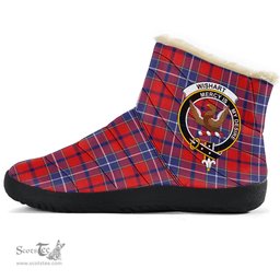 ScotsTee Shop Scottish Wishart Dress Clan Crest Tartan Cozy Winter Boots