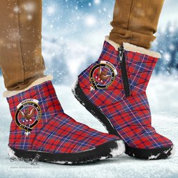 ScotsTee Shop Scottish Wishart Dress Clan Crest Tartan Cozy Winter Boots